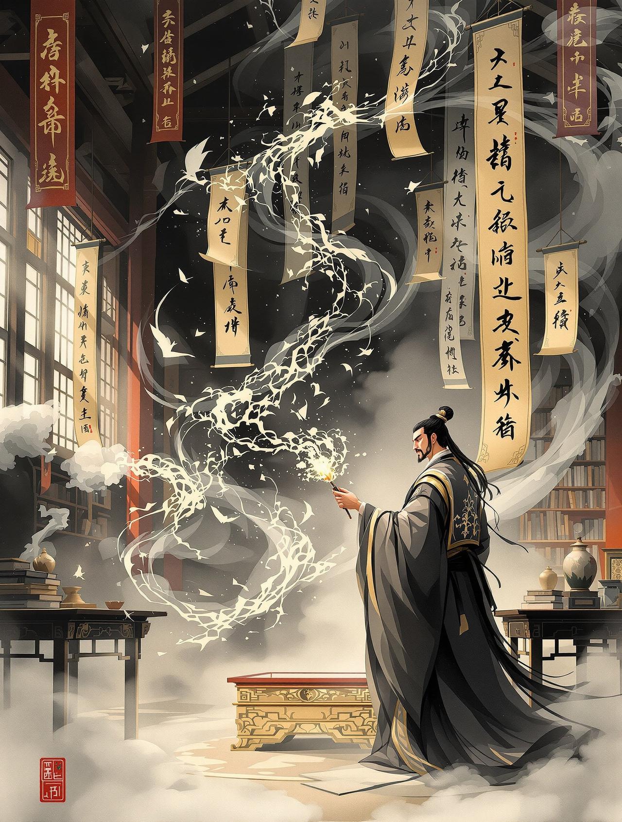 动漫解说墨魂番剧封面 - 文墨仙侠题材动画